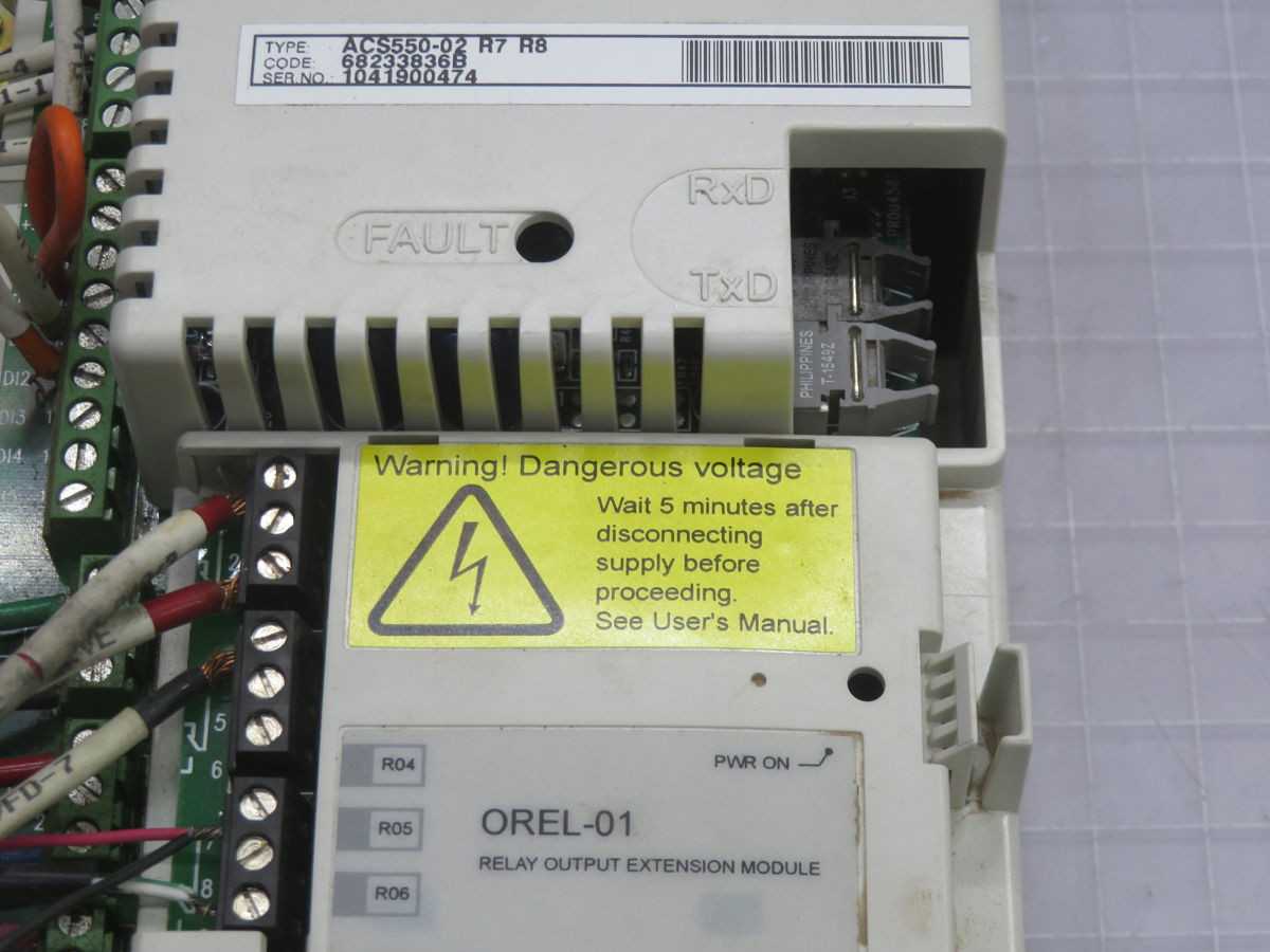 ABB ACS550-02 R7 R8 INVERTER CONTROL BOARD T263716 - AC VFD DRIVES