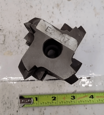 ISCAR 3190616 F135/90AC MILL - 1" INNER, 2" OUTER ARBOR HOLE, 2.5" H - MACHINE TOOLING