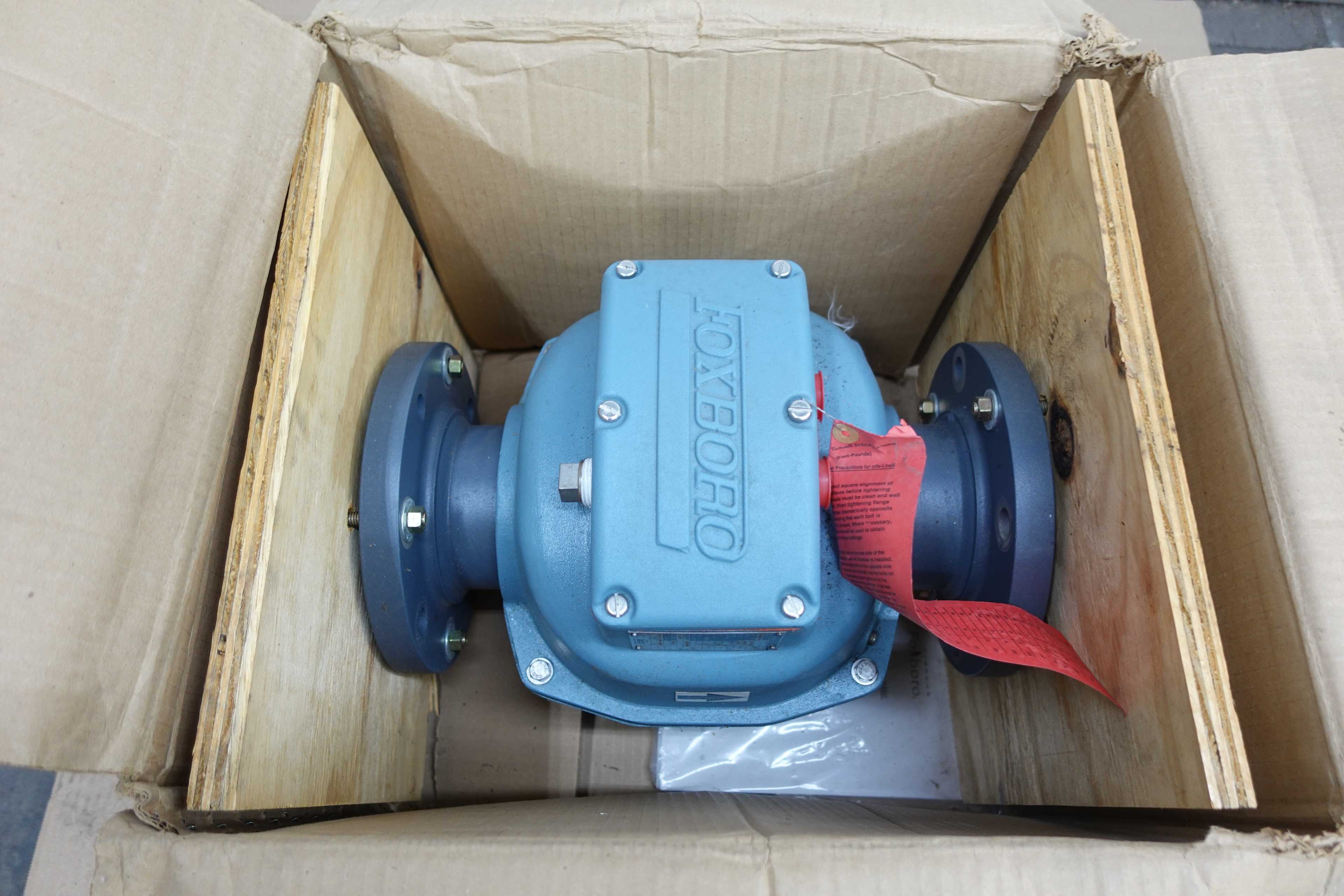 FOXBORO 2804-SABB-TSA-C 2800 SERIES MAGNETIC FLOW TUBE, 120 VAC - FLOW MEASUREMENT