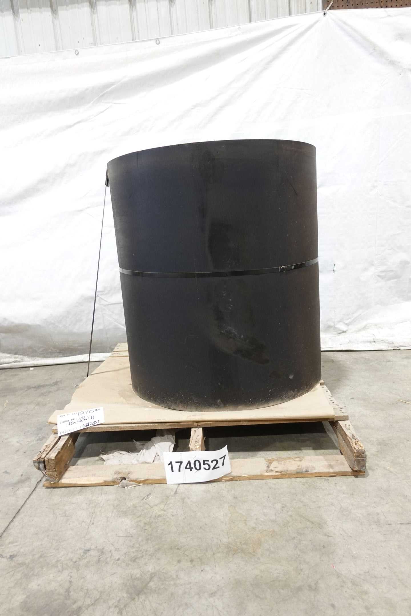 SKU 1740527 - RUBBER CONVEYOR BELT, 3/16X1/16, 36 IN WIDE, 175 FT LONG - CONVEYOR PARTS