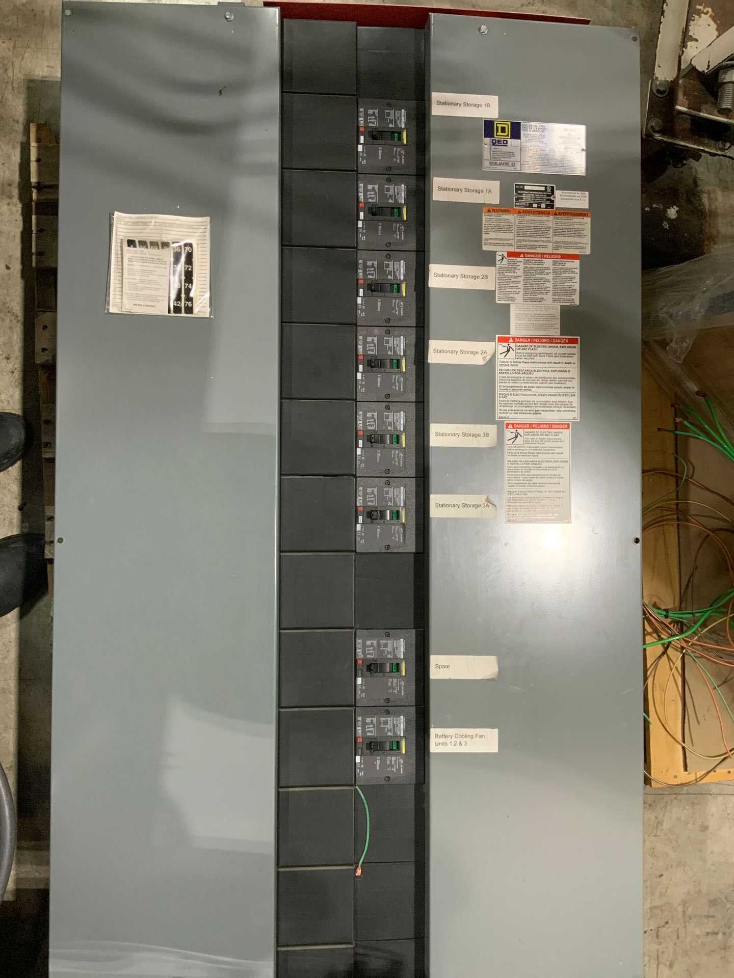 SQUARE D 2000 AMP35753217-001 SWITCHBOARD - 