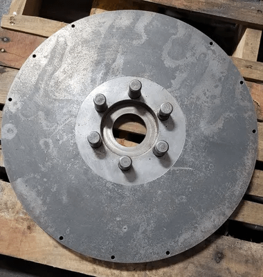 D1-6 LATHE PLATE, 18-1/4" OD, 3" THRU HOLE, 6 PIN D1-6 MOUNT, 4-1/8" HUB ID - MACHINE TOOLING
