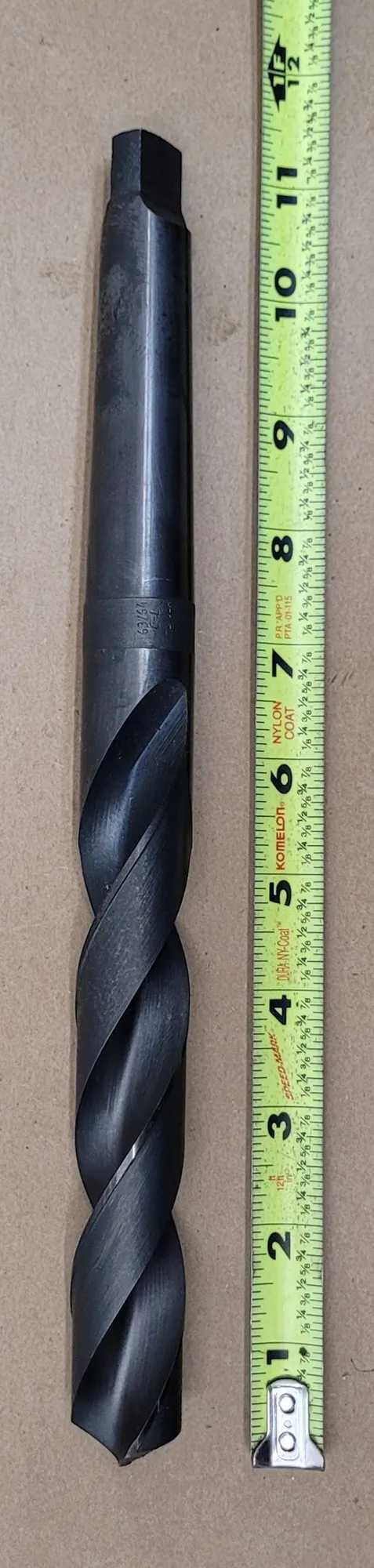 CLEVELAND 63/64" HSS DRILL BIT, 3MT TAPER SHANK - MACHINE TOOLING