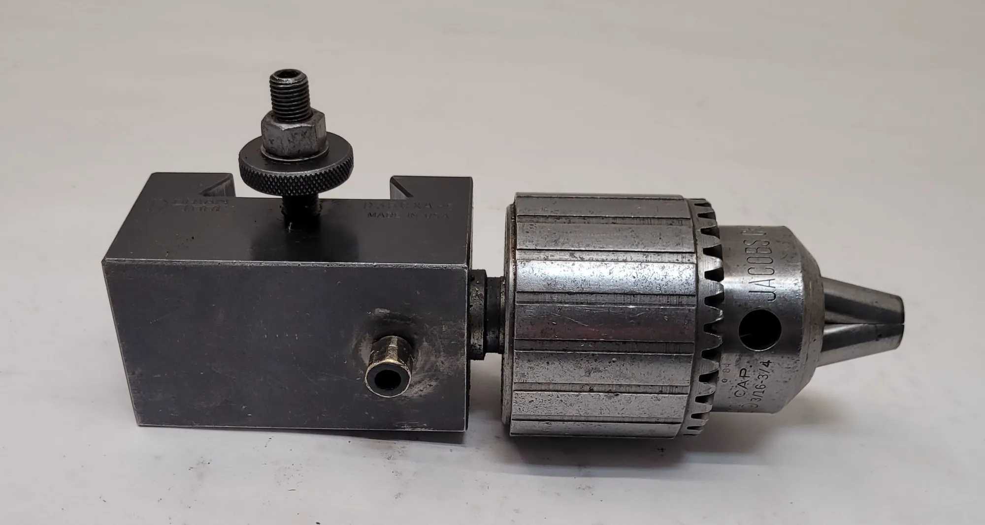 DORIAN TOOL D35CXA-5 MORSE TAPER TOOL HOLDER, MT3, JACOBS NO. 36 CHUCK, 3/16"-3/4", KEY - MACHINING TOOLING & PARTS