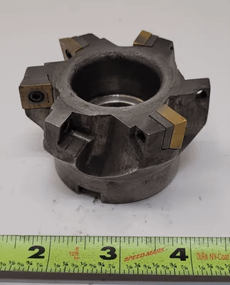 KENNAMETAL 3IN SHELL MILL - 6 FLUTE, 1.72IN OAL, 1IN ARBOR HOLE - MACHINE TOOLING