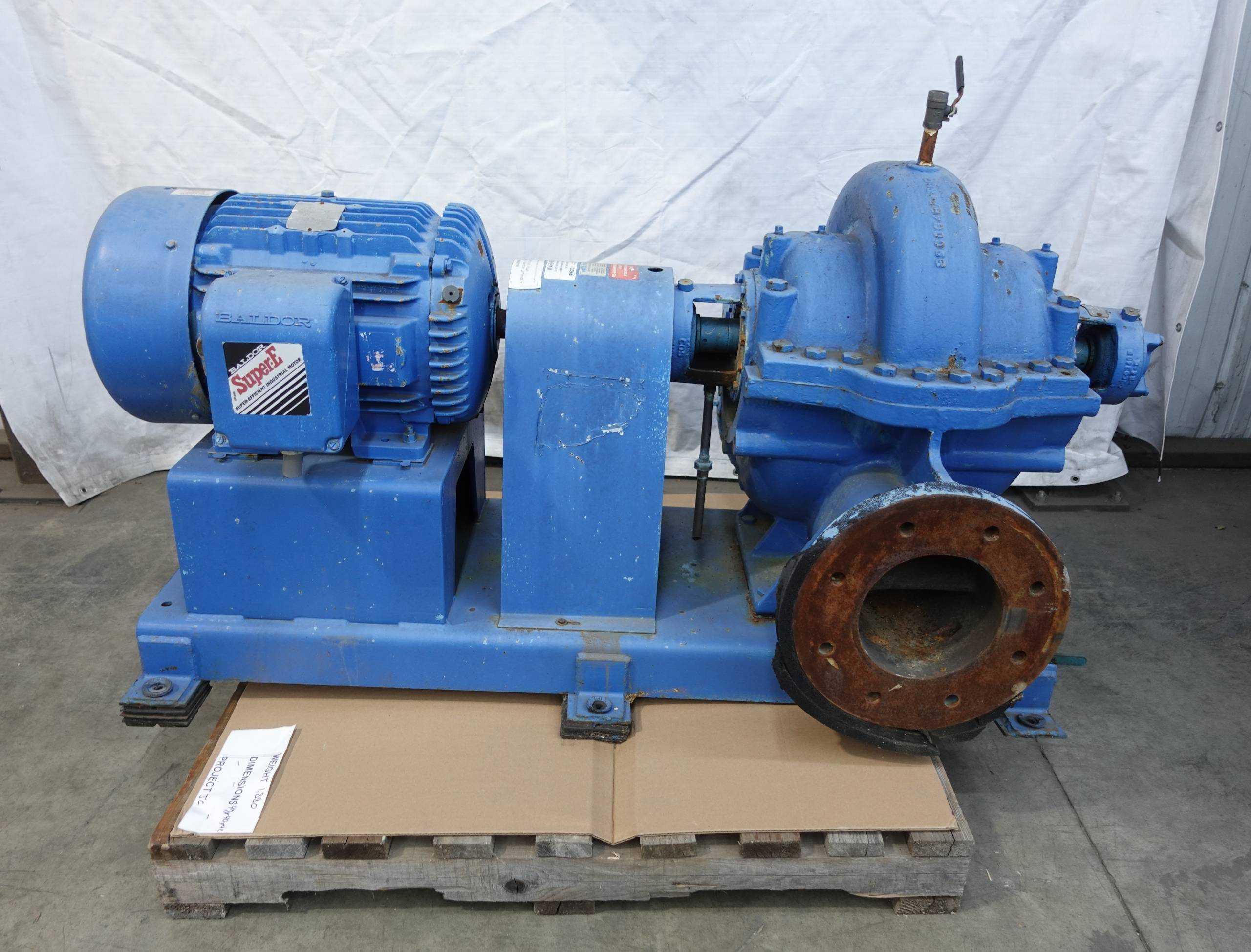 PACO 29-80126-150001 CENTRIFUGAL PUMP ASSEMBLY, BALDOR EM4102T MOTOR, 460V