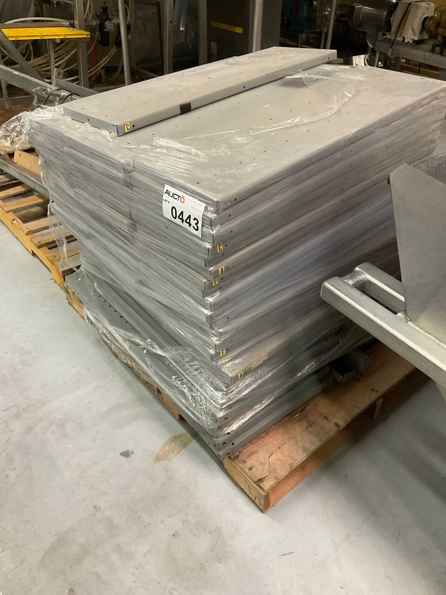 Pallet of Approximately 77 Shelving Panels - SHELVING