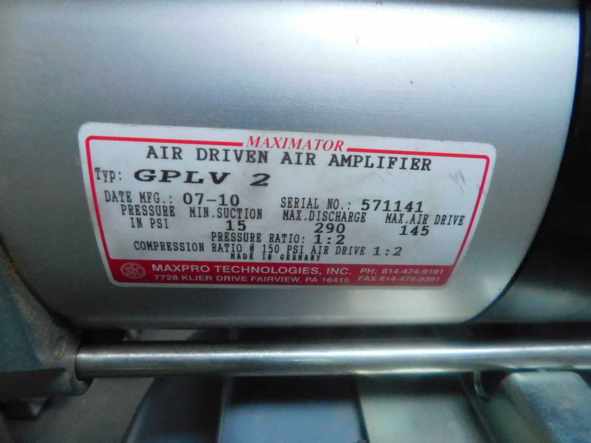 MAXPRO TECHNOLOGIES 2 AIR COMPRESSORS, 2:1 PRESS RATIO, 290 PSI MAX PRESS, 30 GAL TANK - PNEUMATIC PARTS