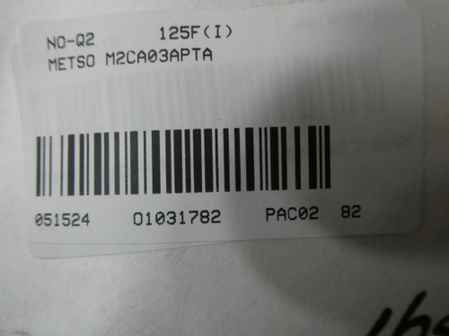 SKU 1031782 - METSO M2CA03APTA B1JU10/40L R300 PNEUMATIC STAINLESS CONTROL VALVE 3IN 150 - CONTROL VALVE