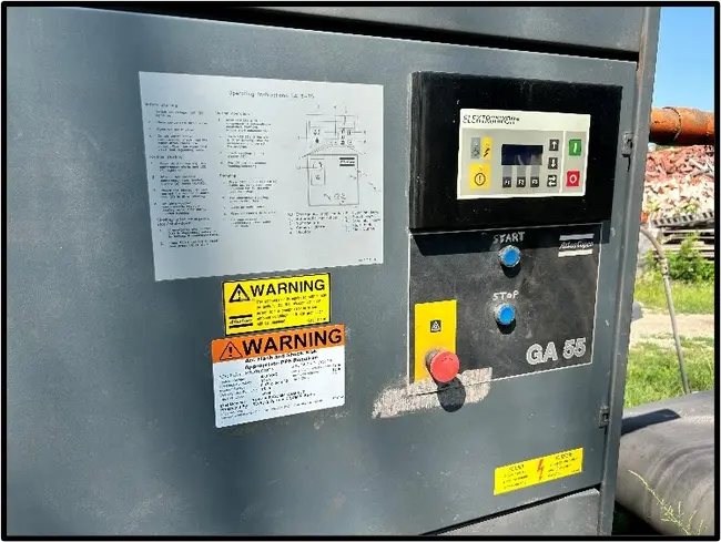 1998 ATLAS COPCO GA55 STATIONARY AIR COMPRESSOR - undefined