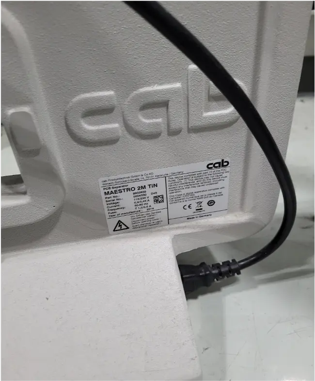 2019 CAB TECHNOLOGIES MAESTRO 2M TIN DEPANELING MACHINE - undefined