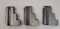 LATHE CHUCK JAWS, C8501, 3-3/8" H X 7/8" W X 2-1/2" D, 1/8" GAP, 3 PIECE SET - MACHINING TOOLING & PARTS