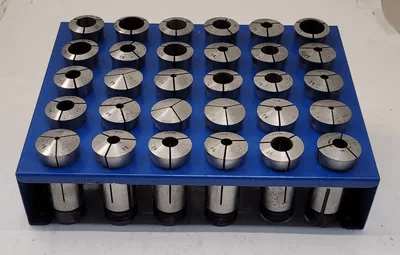 HARDINGE 5C COLLET SET - SET OF 30 VARIOUS SIZES (INCH) - MACHINE TOOLING