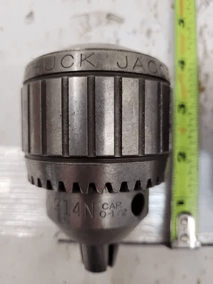 JACOBS BALL BEARING DRILL CHUCK SET (NO 16 1/8-5/8" CAP & NO 14 0-1/2" CAP) - MACHINE TOOLING