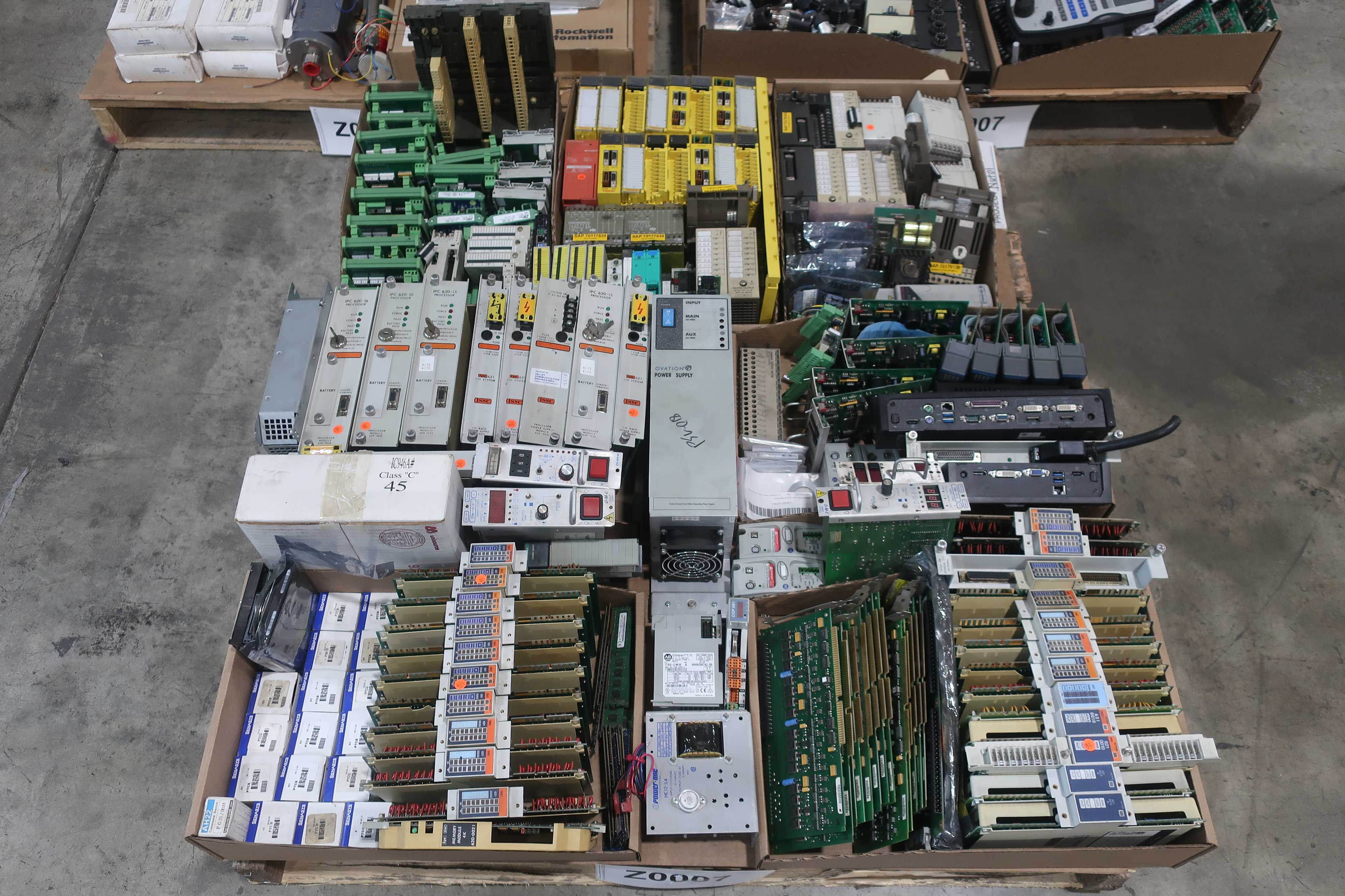 3 PALLETS OF ASSORTED AUTOMATION - AUTOMATION & CONTROLS