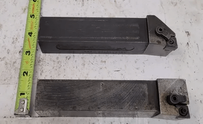 KENNAMETAL DCLNL-204D LEFT HAND CLAMP HOLDER SET OF 2 (1-1/4" SHANK, 6.00" OAL, NEGATIVE RAKE) - MACHINE TOOLING