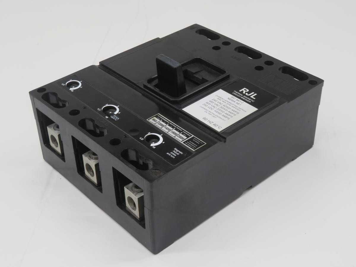 MIAMI BREAKER RJL3-B200 CIRCUIT BREAKER, 3-POLE, 200A RATED CURRENT, 42KA INT RATING - CIRCUIT BREAKERS