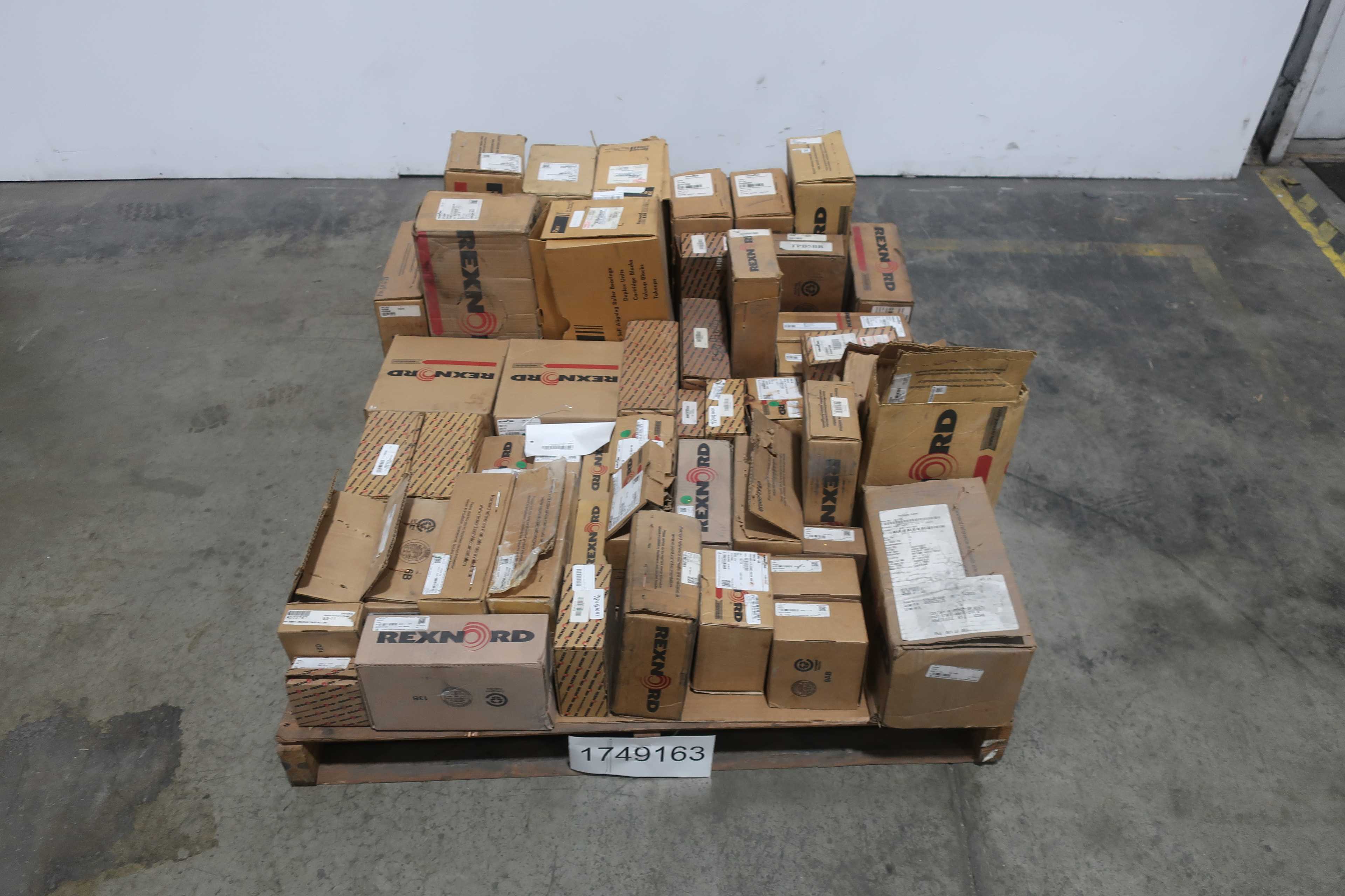 SKU 1749163 - PALLET OF ASSORTED REXNORD PILLOW BLOCK BEARINGS