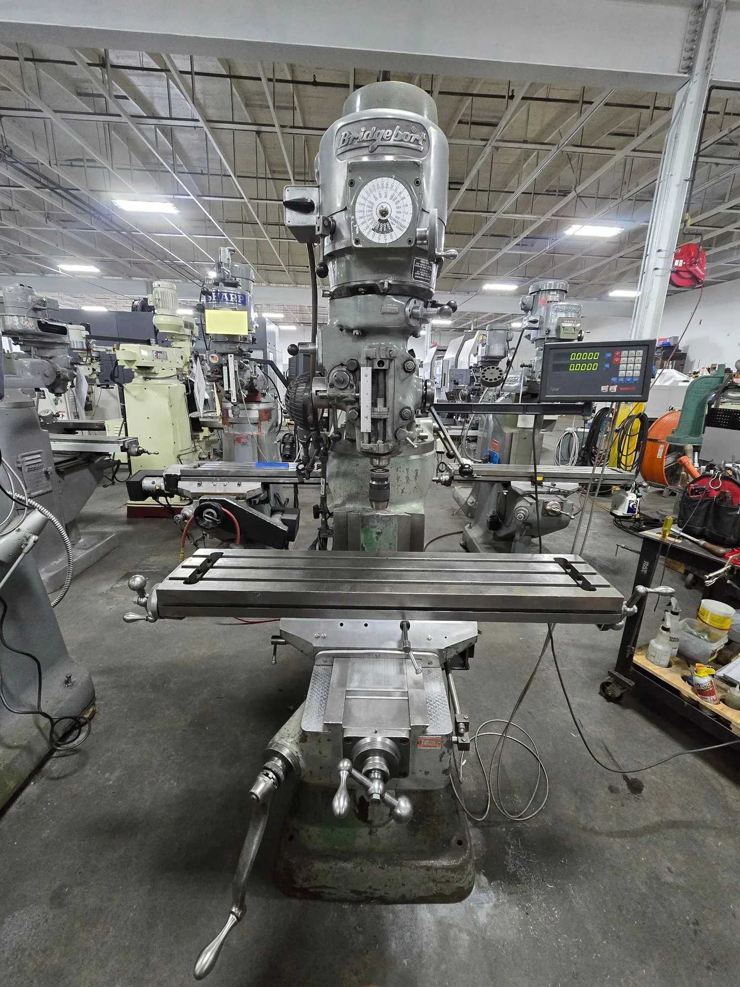 NA BRIDGEPORT SERIES 1 VERTICAL MILL 1.5 HP VS 42X9IN TABLE 750LB CAP 208/230/460V 3PH - VERTICAL MILLING MACHINES