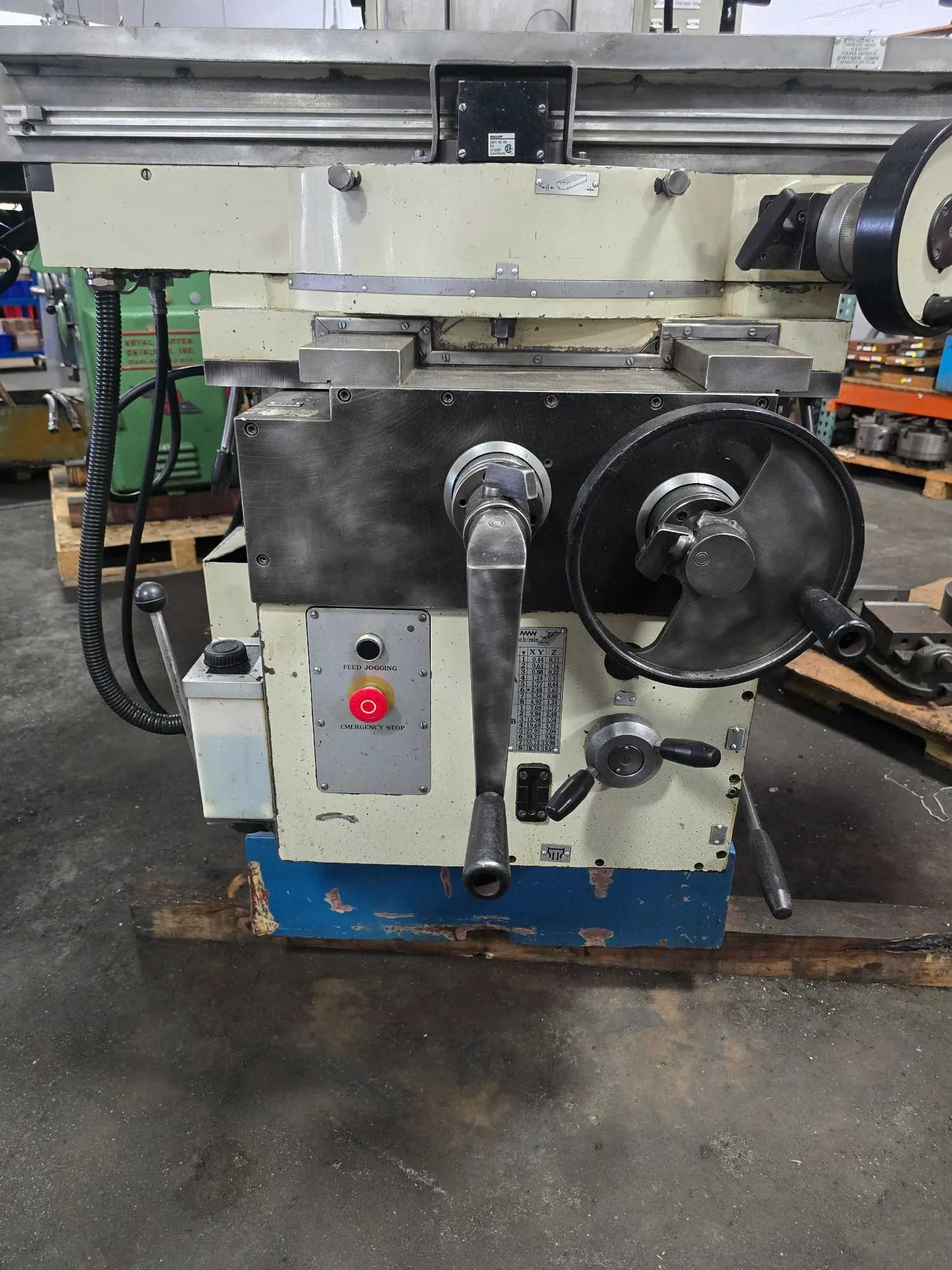 JAFO/TOOLMEX FWR 40J2 UNIVERSAL HORIZ MILL, 400X1400MM TABLE, ISO 50 TAPER, 9.8 HP - HORIZONTAL MILLING MACHINES