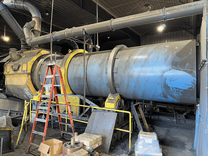 DIDION MD-100MK5 ROTARY MEDIA DRUM SHAKEOUT DUAL CHAMBER NO-BAKE SHELL BRASS/STEEL - CASTING EQUIPMENT