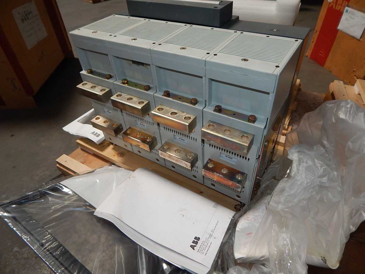 ABB SACE E3S 16, AC AIR CB, 1600A CURRENT, 240V AC, 65 KA ICU, 65 KA ICS - CIRCUIT BREAKERS