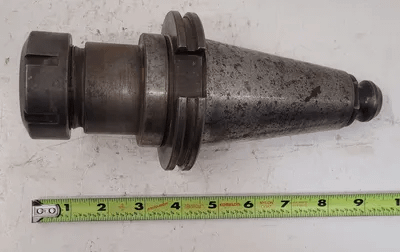 TECHNIKS CAT 50 ER32 COLLET CHUCK - 4" PROJECTION LENGTH - MACHINE TOOLING