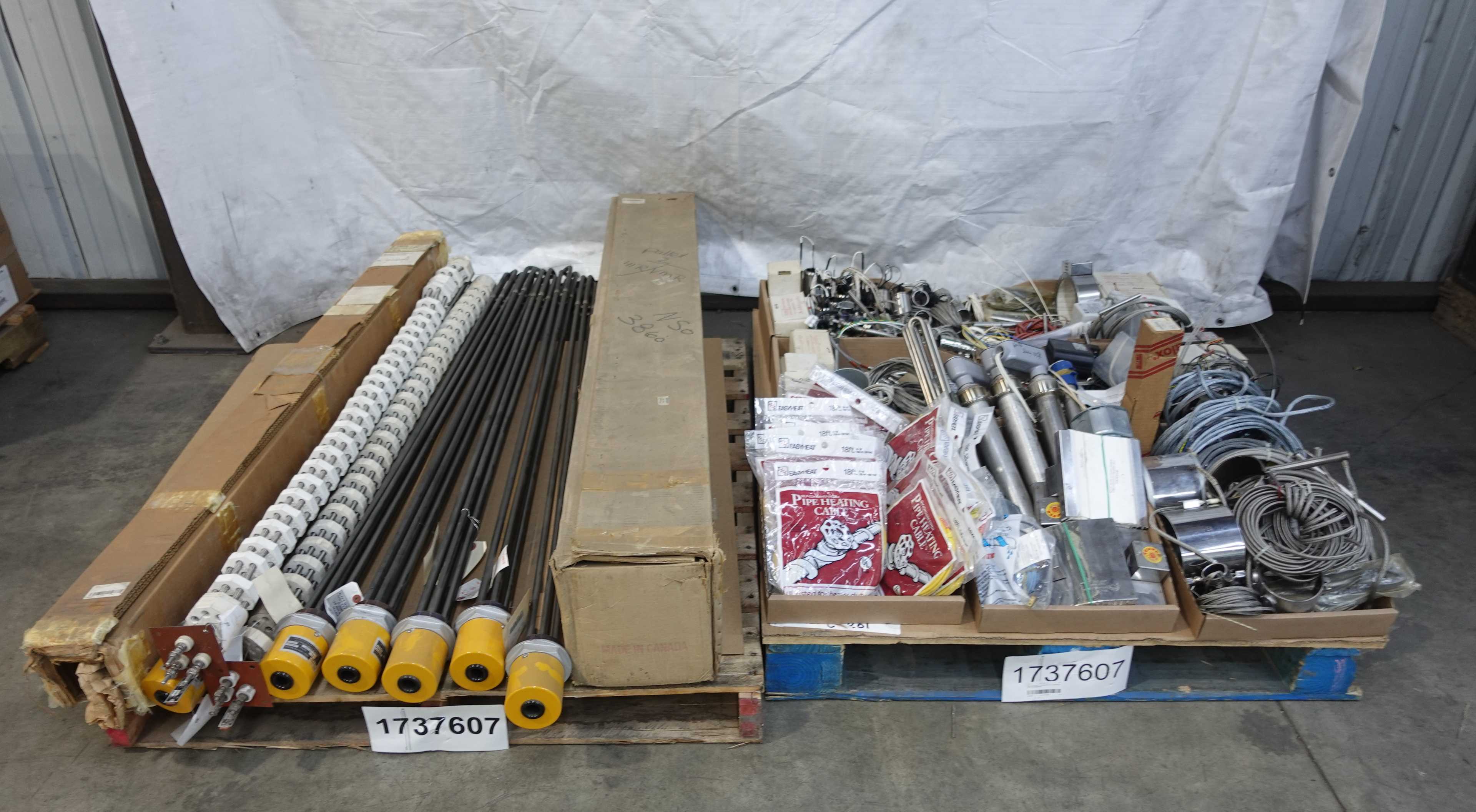 SKU 1737607 - 2 PALLETS OF ASSORTED HEATING ELEMENTS - HEATING ELEMENTS