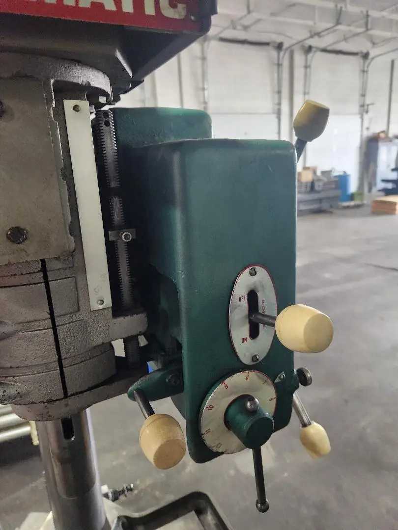 POWERMATIC 20" VARIABLE SPEED FLOOR MODEL DRILL PRESS, MODEL 1200 WITH POWER DOWN FEED - UPRIGHT DRILL PRESSES