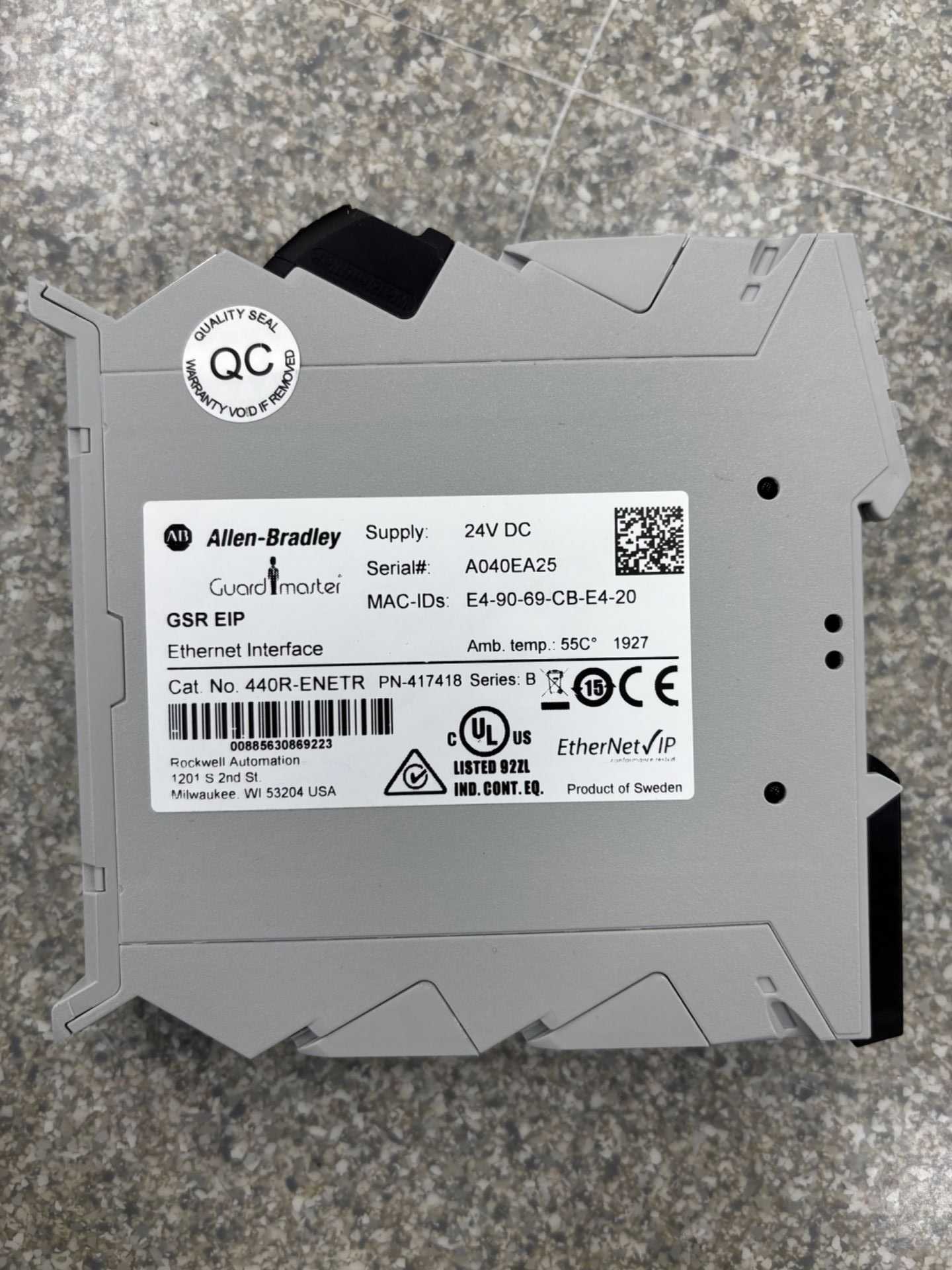 ALLEN BRADLEY 440R-ENETR COMMUNICATION MODULE - COMMUNICATION MODULES