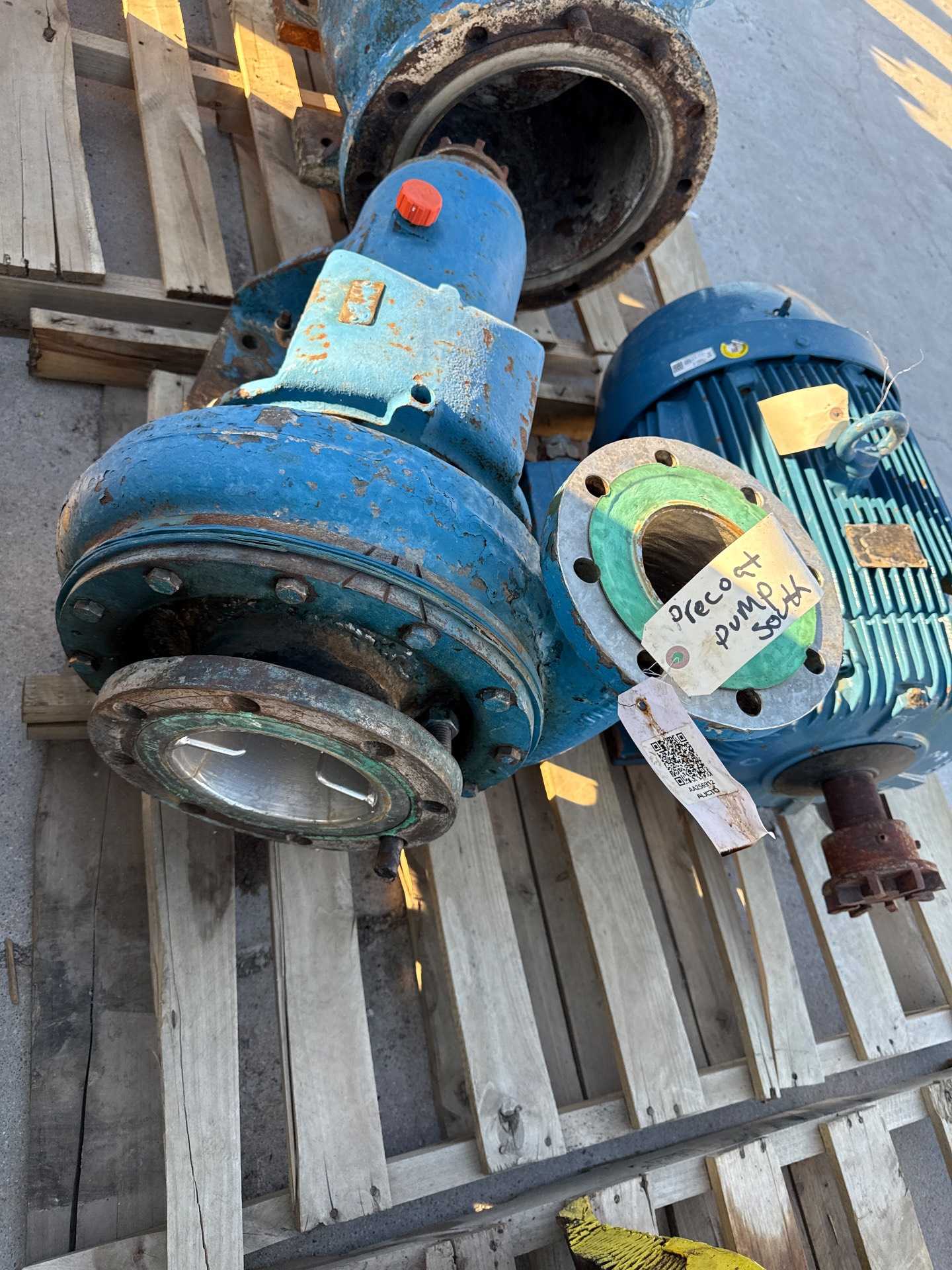 PUMP & 40 HP MOTOR ASSEMBLY - CENTRIFUGAL PUMP
