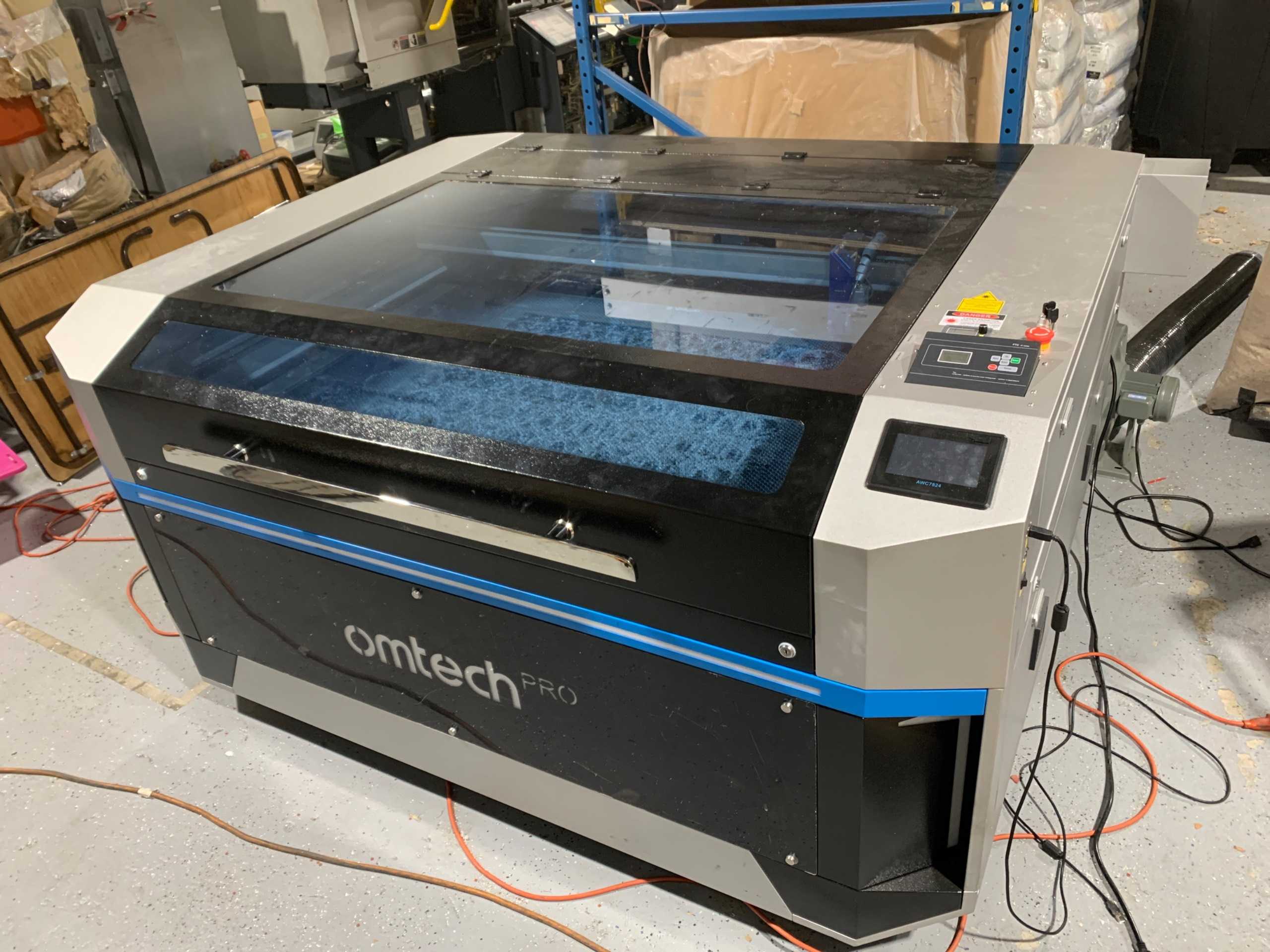 2024 RYGEL ADVANCED MACHINES OMTECH PRO 3655H LASER ENGRAVING MACHINE - LASER CUTTING MACHINES
