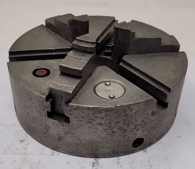 CUSHMAN 8" 3-JAW LATHE CHUCK WITH 2-1/2" CENTER HOLE - MACHINE TOOLING