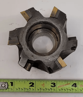 KENNAMETAL 3IN SHELL MILL - 6 FLUTE, 1.72IN OAL, 1IN ARBOR HOLE - MACHINE TOOLING