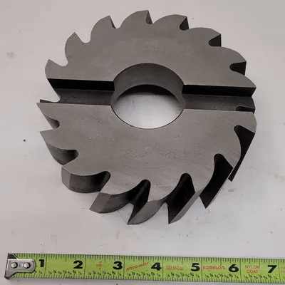 NIAGARA RH FORM CUTTER, 6" X 2" R.H., 2" ARBOR, 6.0" OD, 16 FLUTES - MACHINE TOOLING