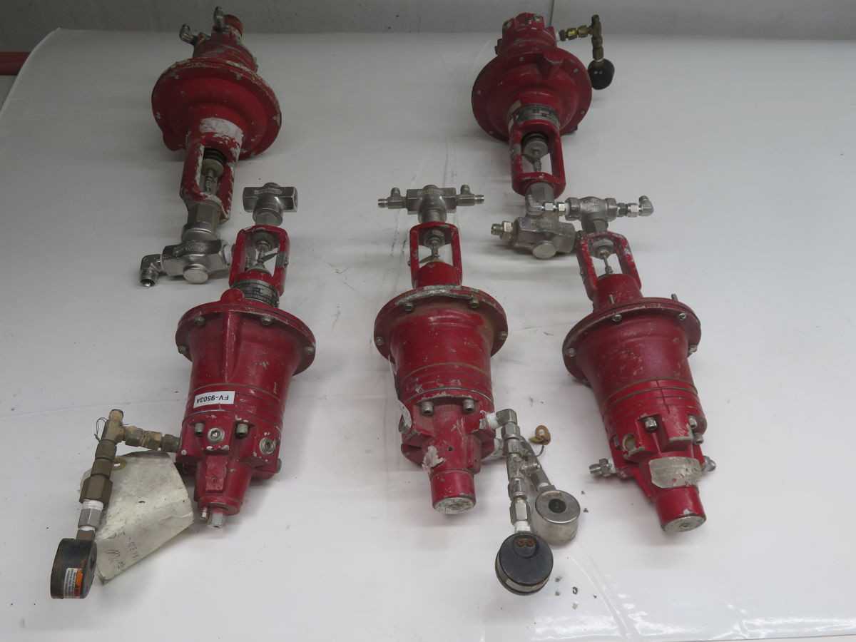 LOT OF 5 BADGER METER 1002GCN36CV0PBLN36 CONTROL VALVES - CONTROL VALVE