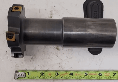 INGERSOLL T-SLOT MILLING CUTTER, 3.5" DIA, 2" SHANK, 6 FLUTES/INSERTS - MACHINE TOOLING