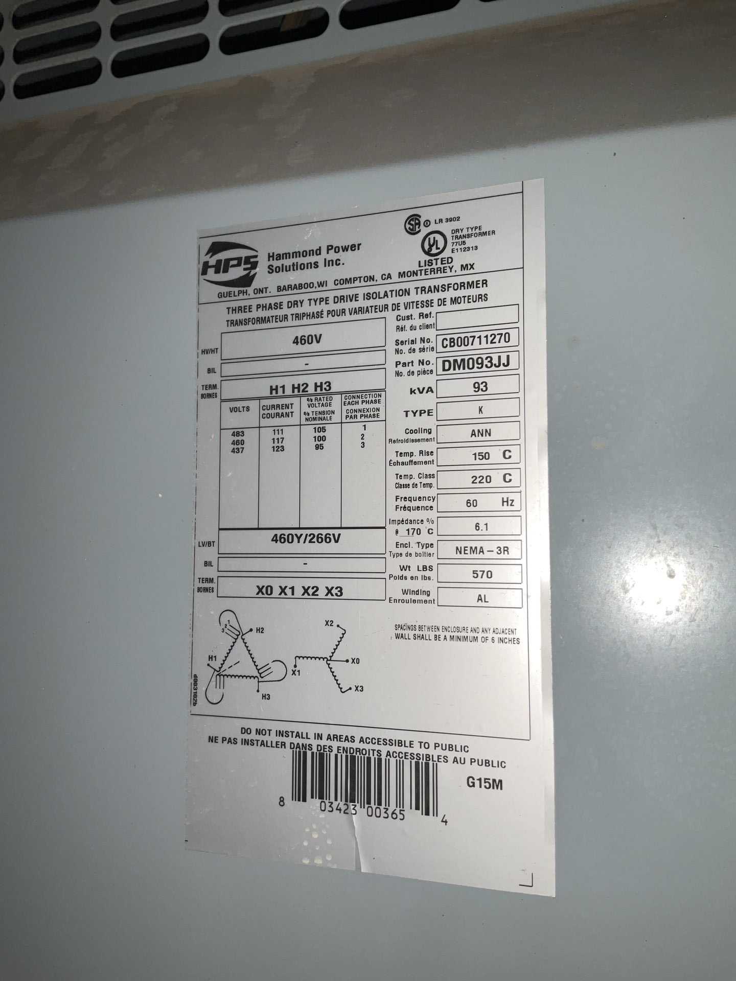 QTY 2: POWER TRANSFORMER - POWER TRANSFORMER