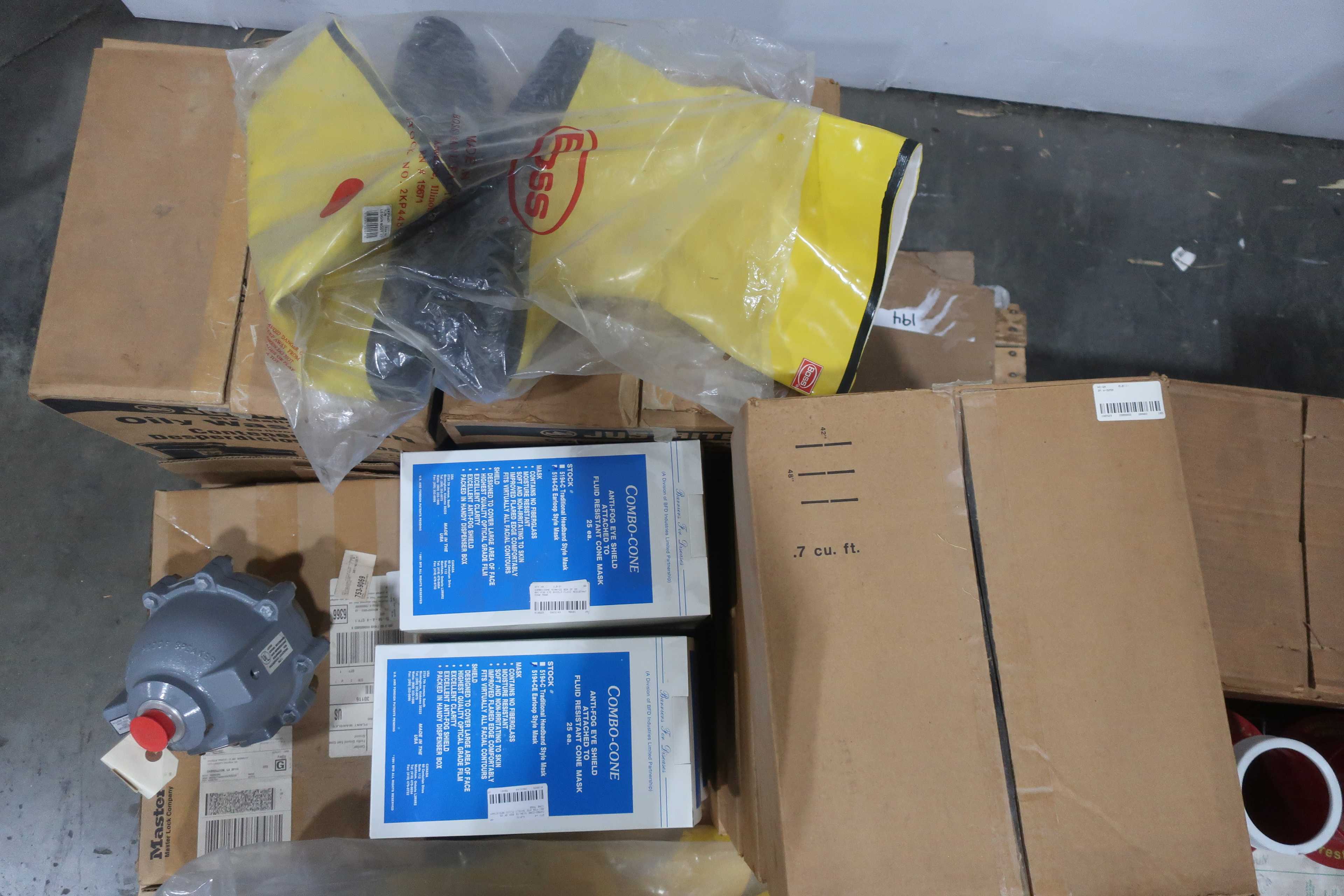 SKU 1737841 - 4 PALLETS OF ASSORTED SAFETY EQUIPMENT - SAFETY EQUIPMENT