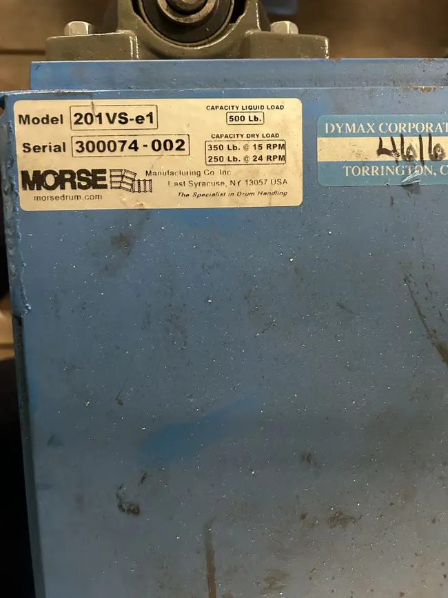 MORSE 201VS-E1 55-GAL DRUM ROLLER - undefined