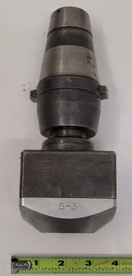CRITERION S-3 BORING HEAD W/ NIKKEN TT45-MT4 HOLDER, 1.00” BORE DIAMETER, CAT 45 TAPER - MACHINE TOOLING