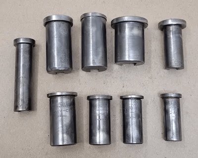 DUMONT SERIES C KEYSEATER BROACH BUSHING SET OF 9 (VARIOUS SIZES) - MACHINE TOOLING