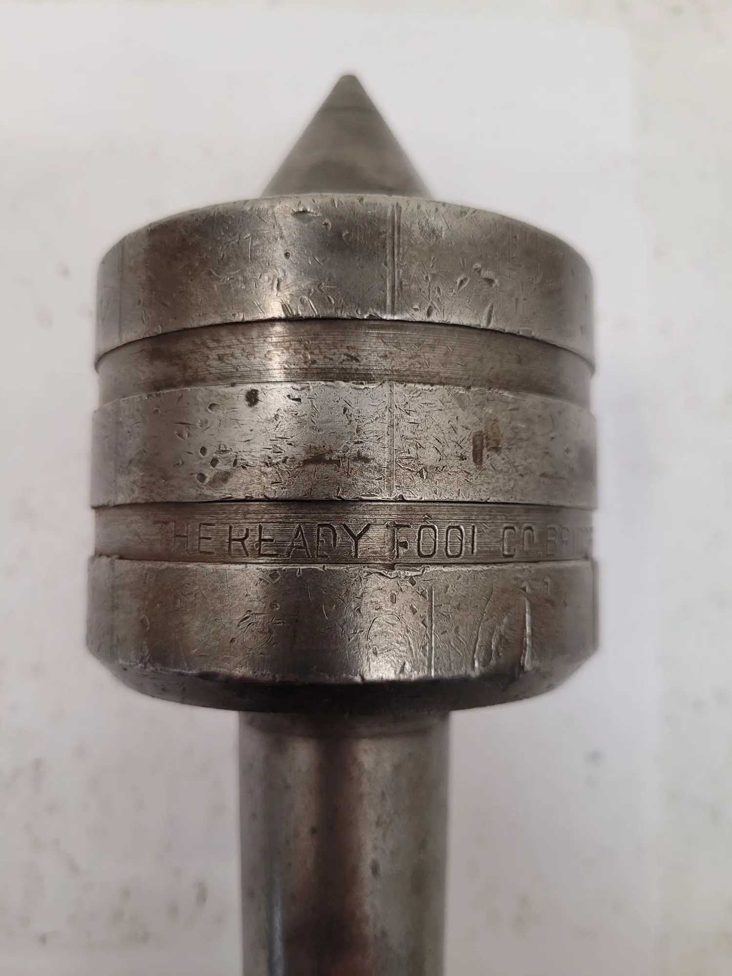 READY TOOL DEAD CENTER, L-240HD, #4 MORSE TAPER, 8.5” OAL, 4.75” SHANK LENGTH - MACHINE TOOLING