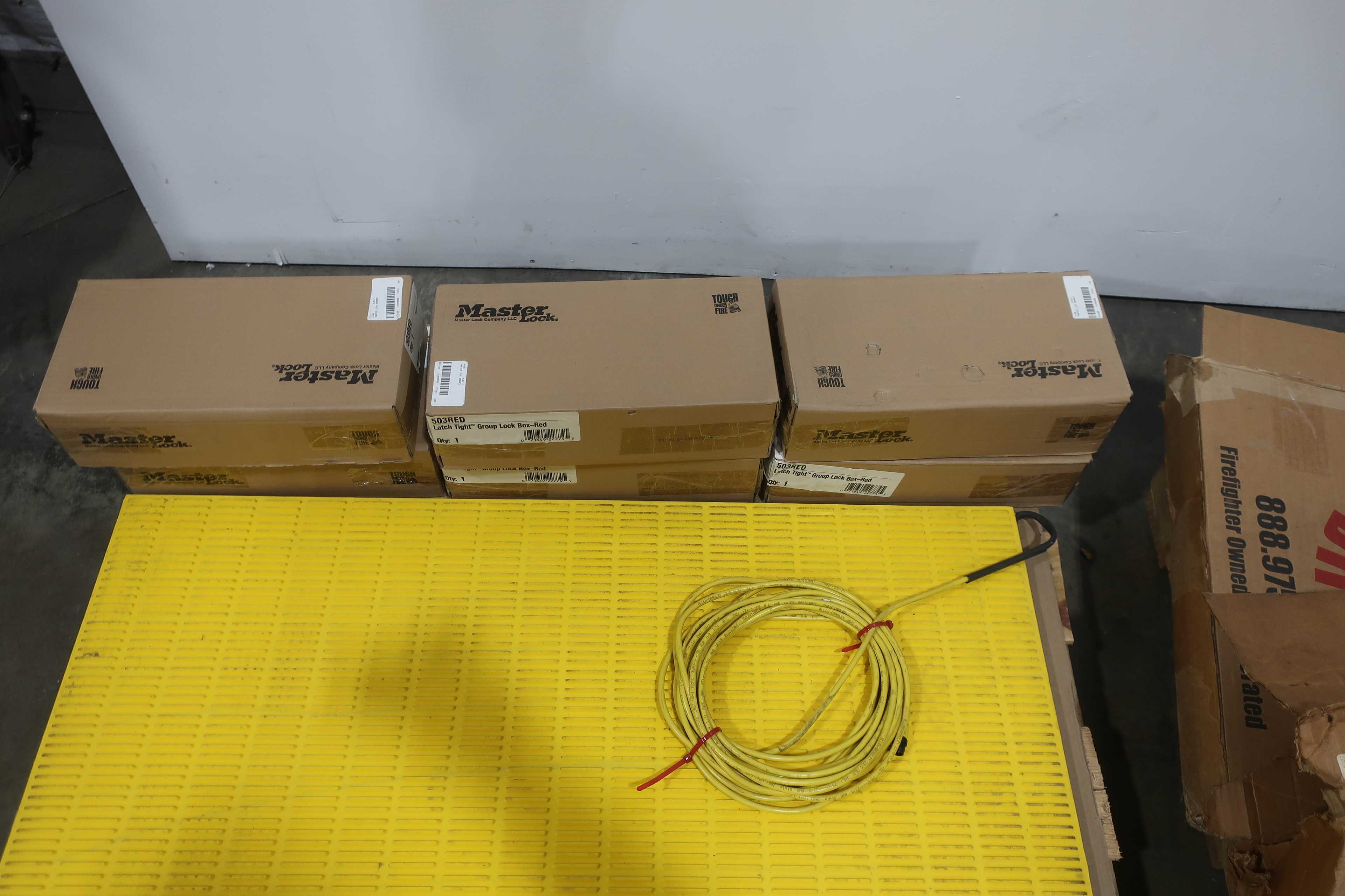 SKU 1737667 - 4 PALLETS OF ASSORTED SAFETY EQUIPMENT - SAFETY EQUIPMENT