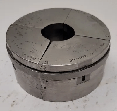 SUPERIOR CINCINNATI COLLET PAD, S-STYLE EMERGENCY, 1 1/2" SIZE, 2” HEIGHT, NON-SERRATED INTERIOR - MACHINE TOOLING