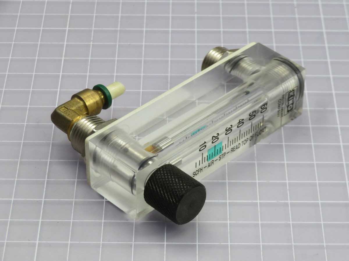 LOT OF 2 KING SCFH-AIR-STP-READ FLOW METER BH0613 - FLOW METER