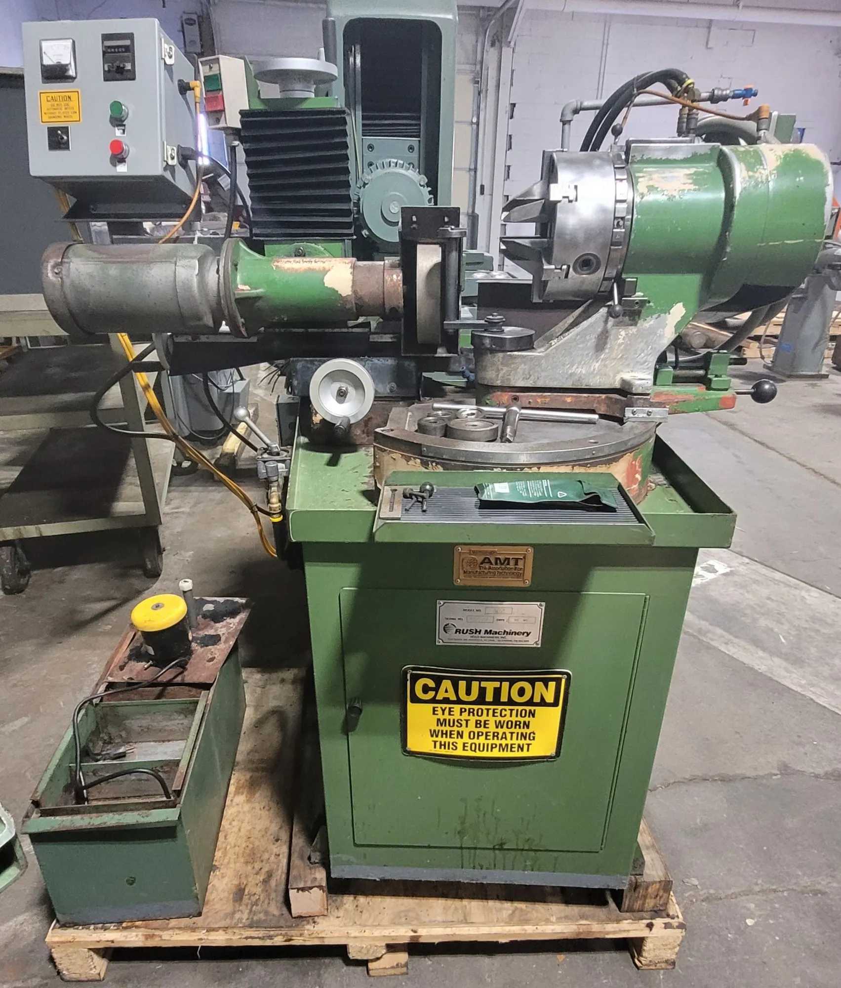 RUSH MODEL 382 DRILL AND TOOL GRINDER, 3/16"-3-1/8" CAP, 6-JAW CHUCK, 1 HP, 230-460V - TOOL GRINDERS