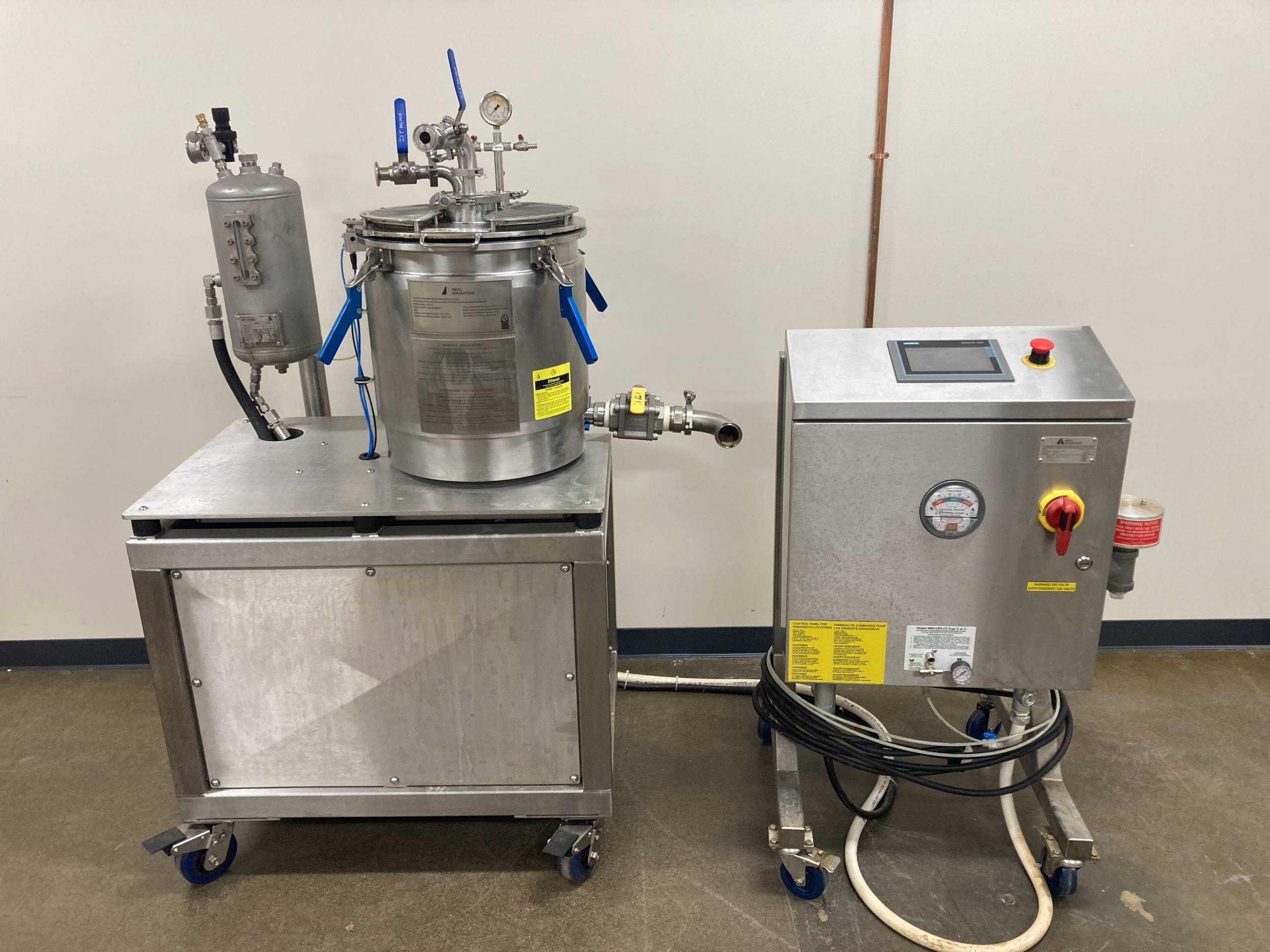 DELTA SEPARATIONS CUP-15 EXTRACTION CONTROL PANEL & CUP 15 DELTA SEPARATIONS EXTRACTOR - SEPARATORS