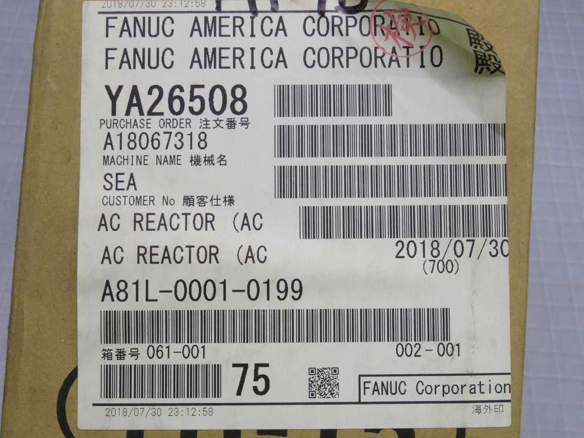 FANUC A81L-0001-0199 Reactor Transformer T233534 - LINE REACTORS