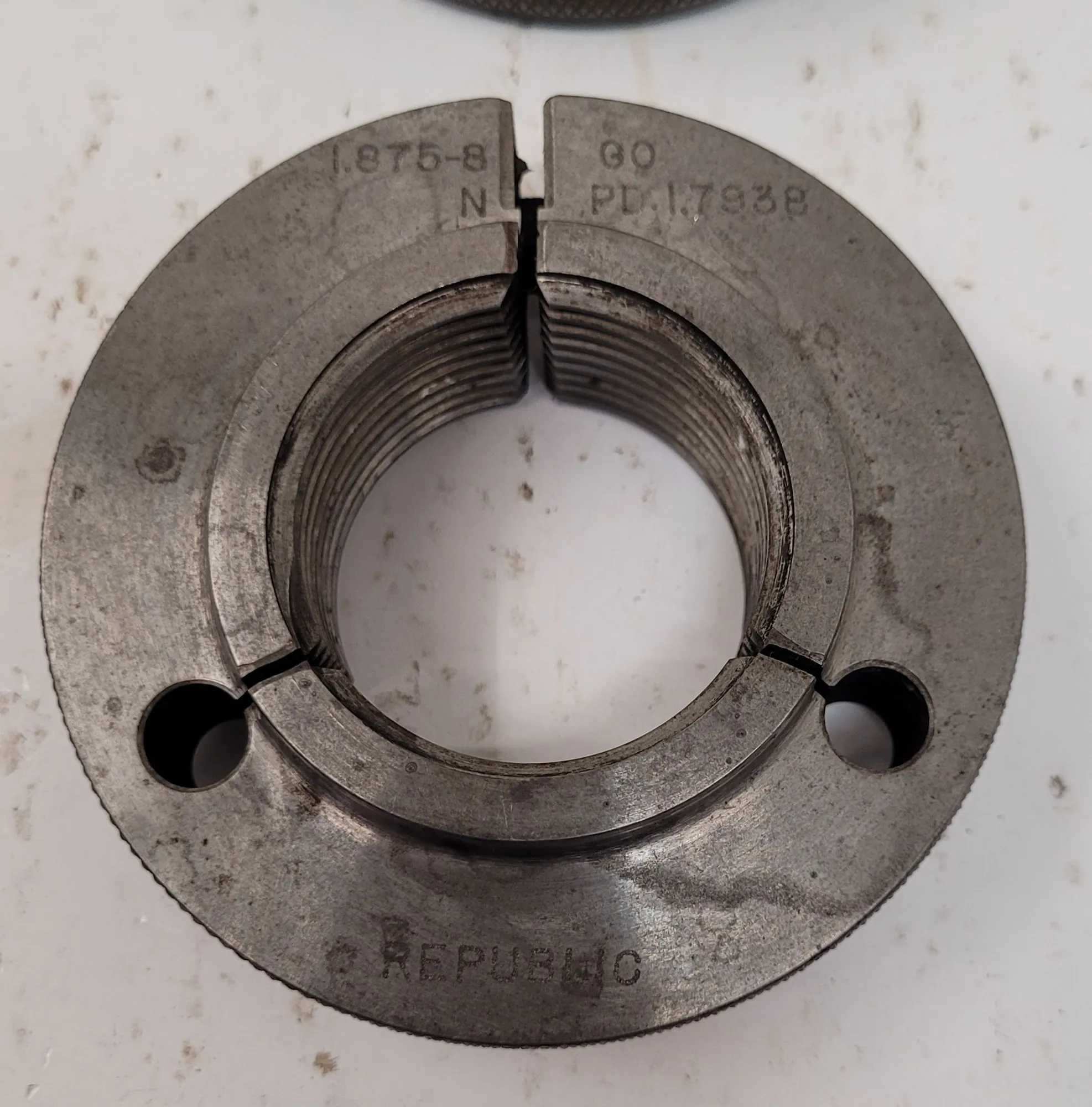 REPUBLIC THREAD RING GAUGES GO SET - MACHINE TOOLING